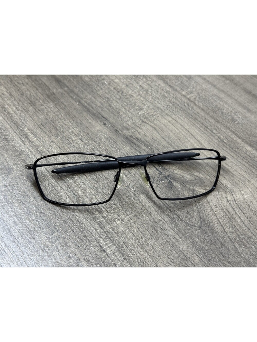 RARE Oakley Square Whisker 12-971 Polished Black 61[]18-131 *FRAMES ONLY*